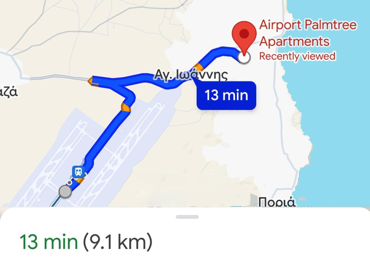 Airport Palmtree Apartments - 15Min From Airport Artemida  Exterior photo